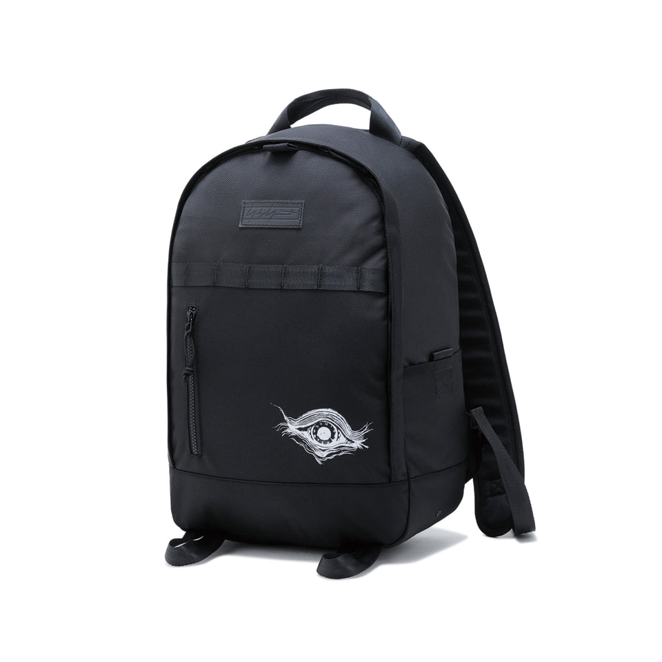 デイパック 22L Yohji Yamamoto FW21 レザーパッチ アートワーク  ブラック