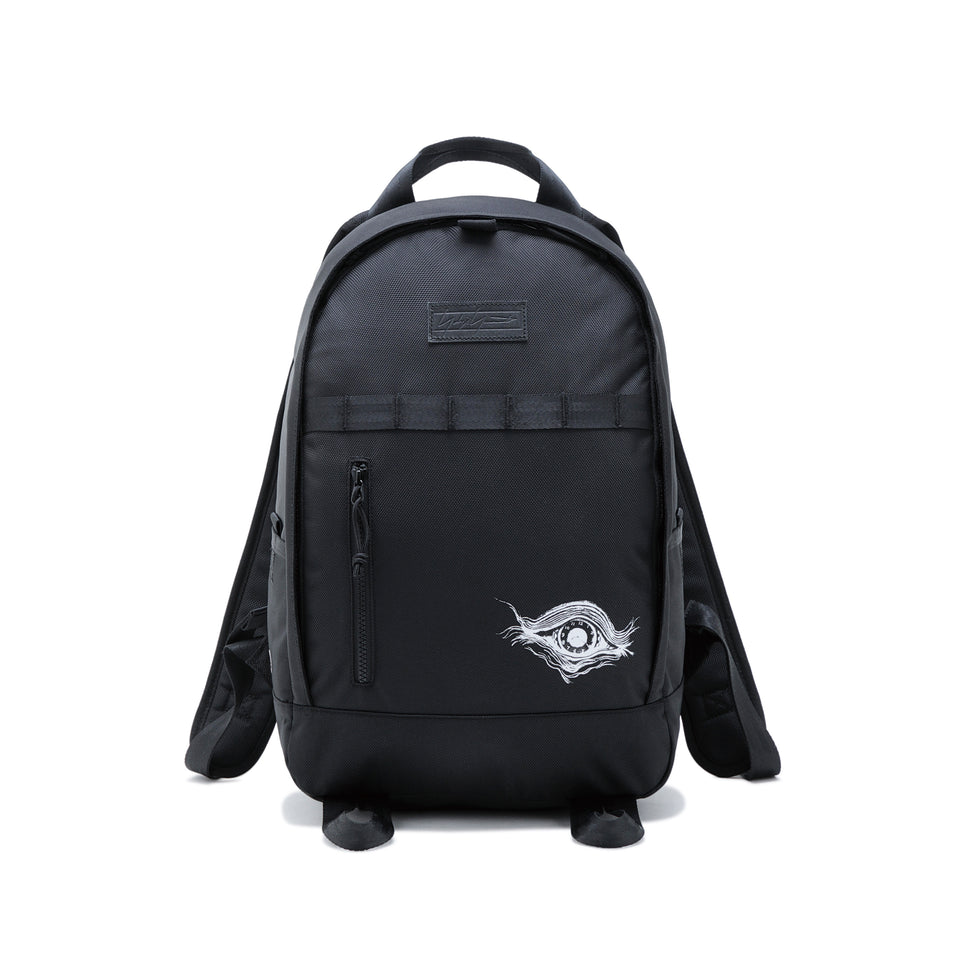 デイパック 22L Yohji Yamamoto FW21 レザーパッチ アートワーク  ブラック