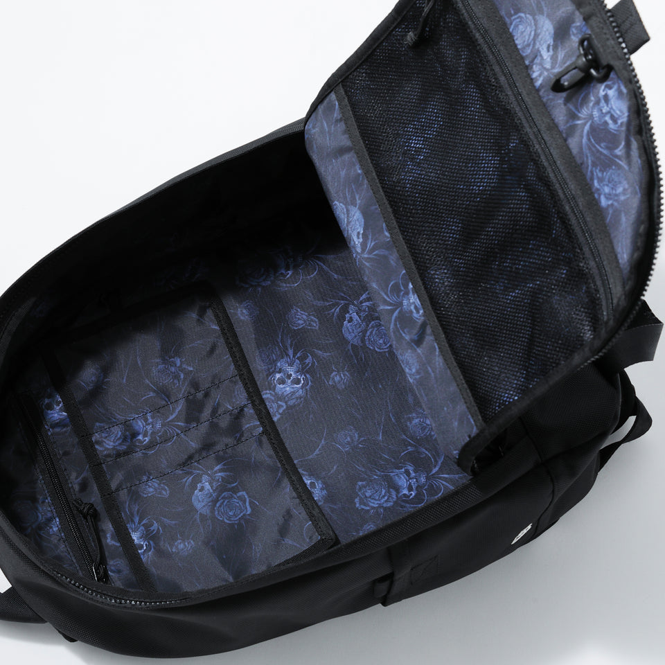 デイパック 22L Yohji Yamamoto FW21 レザーパッチ アートワーク  ブラック