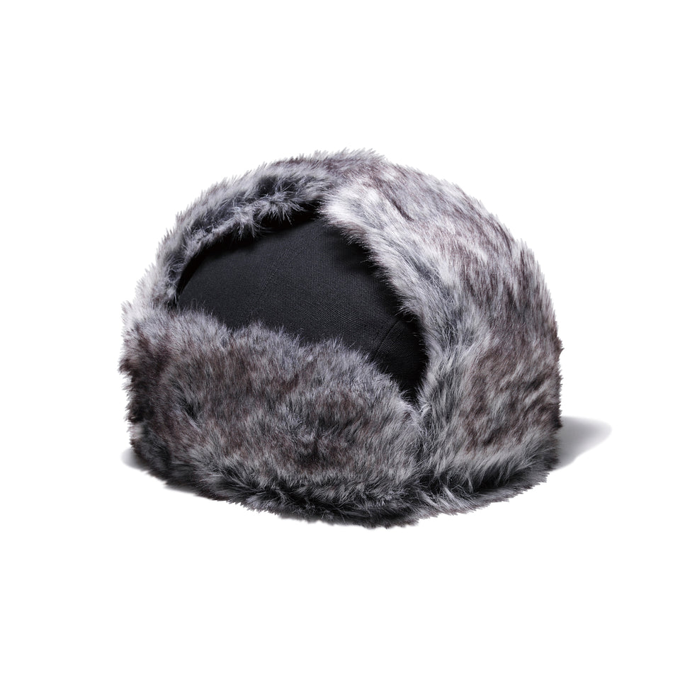 トラッパー Yohji Yamamoto FW21 ダックキャンバス レザーパッチ ブラック