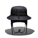 アドベンチャー ドッグイアー Yohji Yamamoto FW21 ダックキャンバス レザーパッチ ブラック