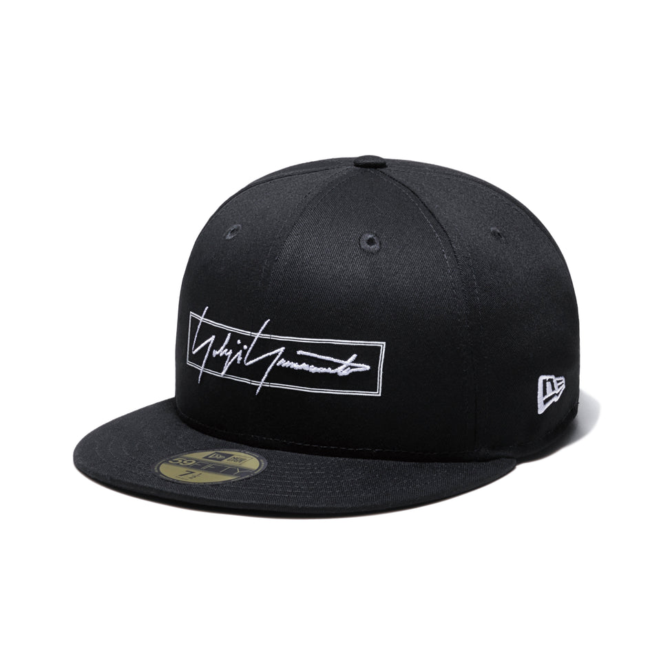 59FIFTY Yohji Yamamoto FW21 コットンツイル ボックスロゴ ブラック