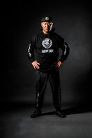 スウェット プルオーバーフーディー 新日本プロレス ライオンマーク NEW ERA ロゴ ブラック