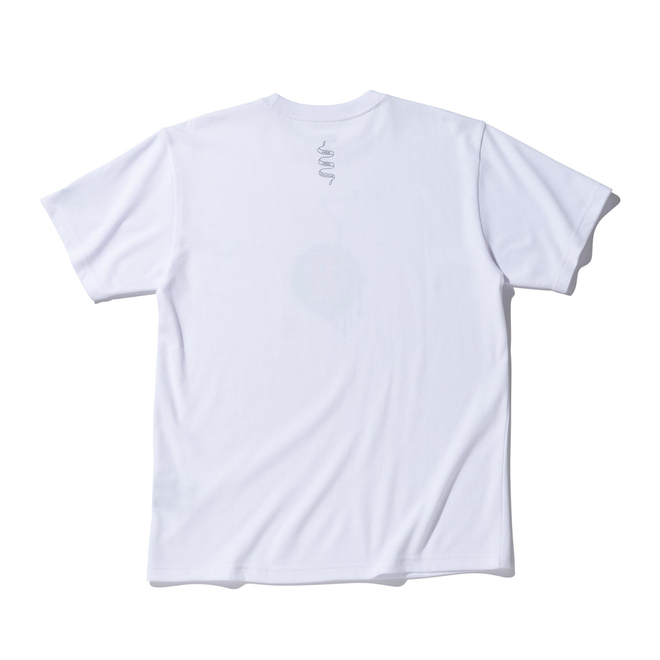 半袖 パフォーマンス Tシャツ BALLISTIK BOYZ from EXILE TRIBE Bロゴ ホワイト レギュラーフィット