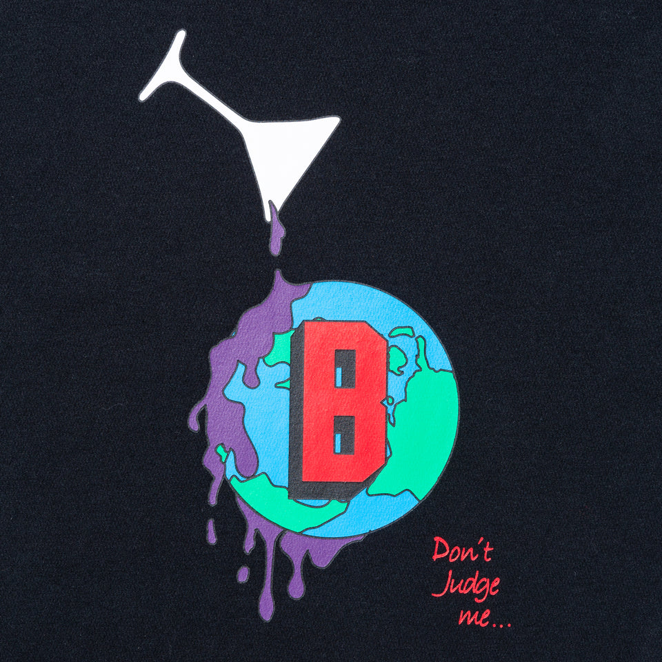 半袖 パフォーマンス Tシャツ BALLISTIK BOYZ from EXILE TRIBE Bロゴ ブラック レギュラーフィット