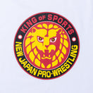 長袖 パフォーマンス Tシャツ 新日本プロレス ライオンマーク ホワイト レギュラーフィット