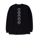 長袖 コットン Tシャツ NYC 5ボロー ブラック レギュラーフィット