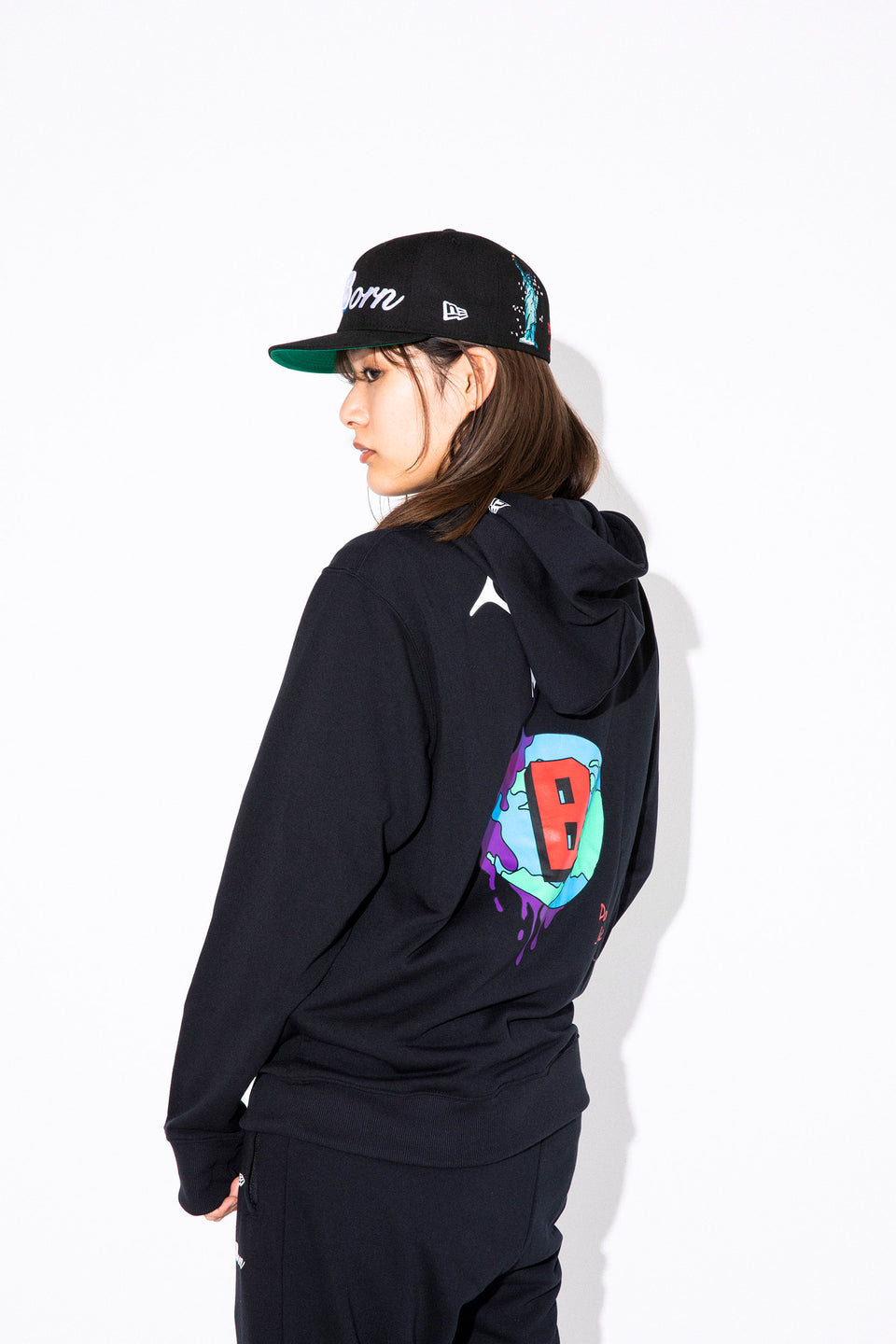 ドライスウェット プルオーバーフーディー BALLISTIK BOYZ from EXILE TRIBE ReBorn ブラック