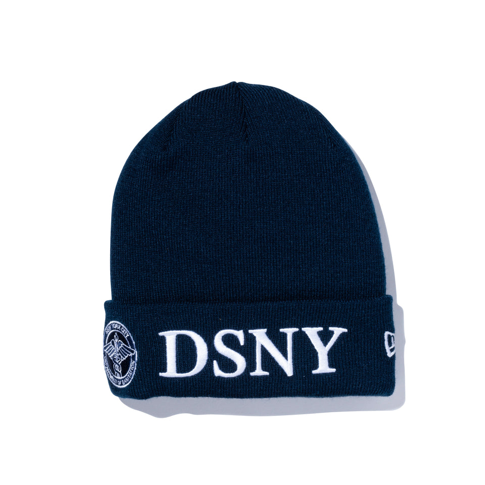 ベーシックカフニット NYC DSNY ネイビー