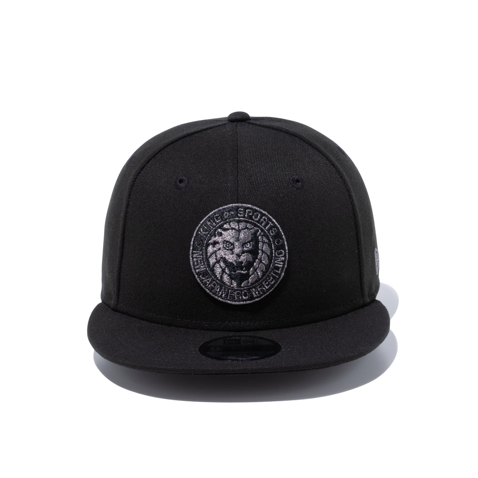 9FIFTY 新日本プロレス ライオンマーク ブラック × メタリックブラック