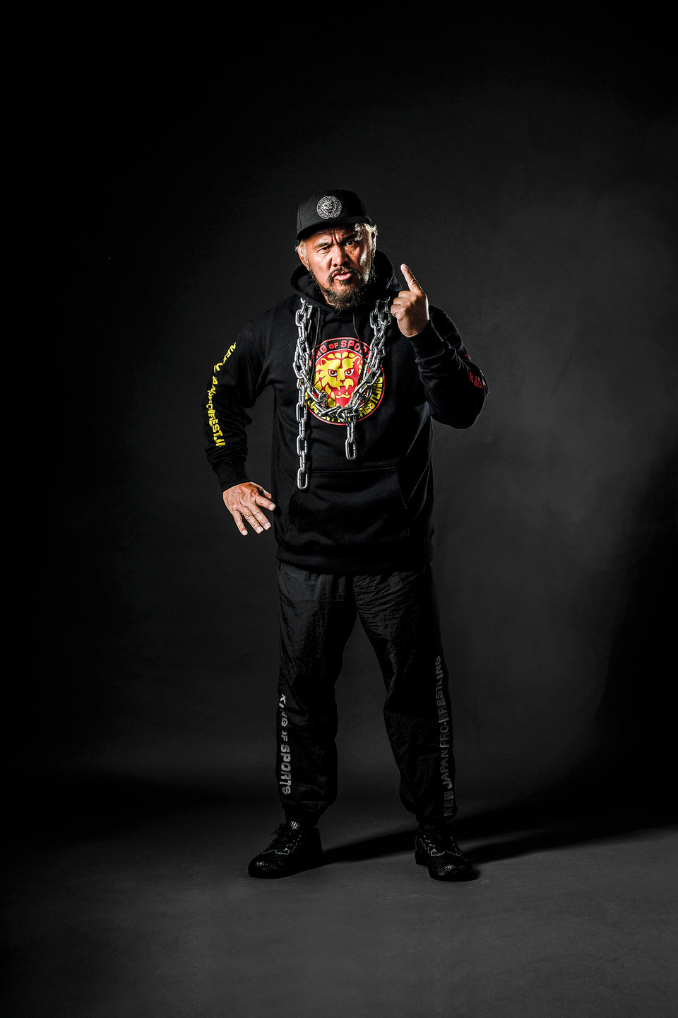 9FIFTY 新日本プロレス ライオンマーク ブラック × メタリックブラック
