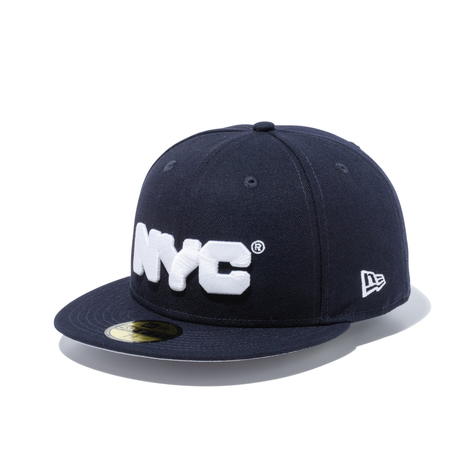59FIFTY NYC チャンキーロゴ ネイビー