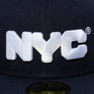 59FIFTY NYC チャンキーロゴ ネイビー