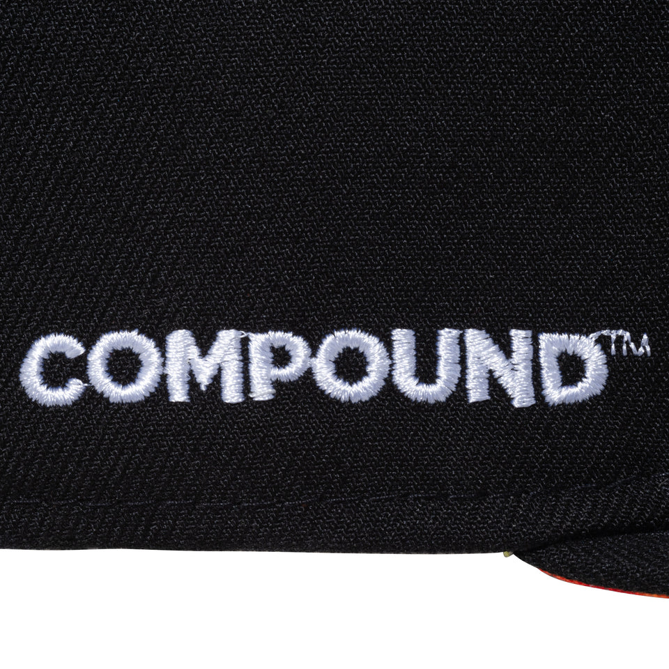 9FIFTY COMPOUND PLAY FOR CHANGE NBA ロゴ ブラック タイダイアンダーバイザー