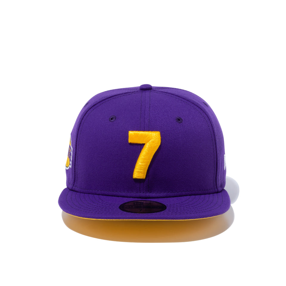 59FIFTY COMPOUND 7 NBA ロサンゼルス・レイカーズ イエローアンダーバイザー