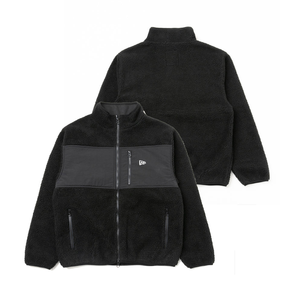 ボアフリースジャケット ブラック【 Performance Apparel 】