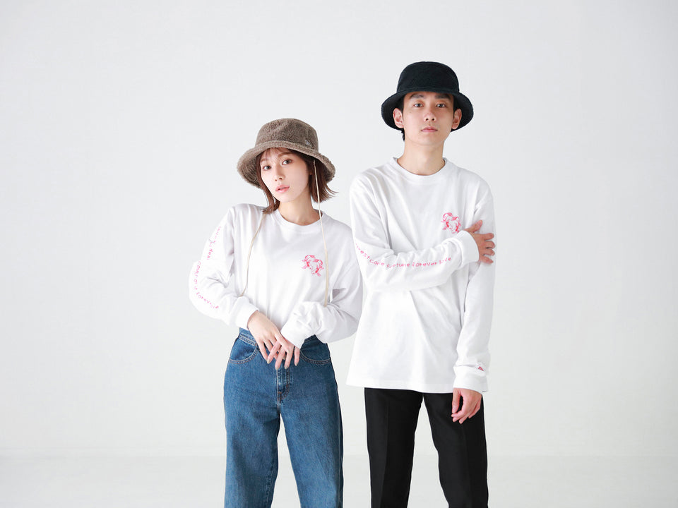 バケット01 古川優香 Yuka Furukawa パイル インサイドプリント ブラック
