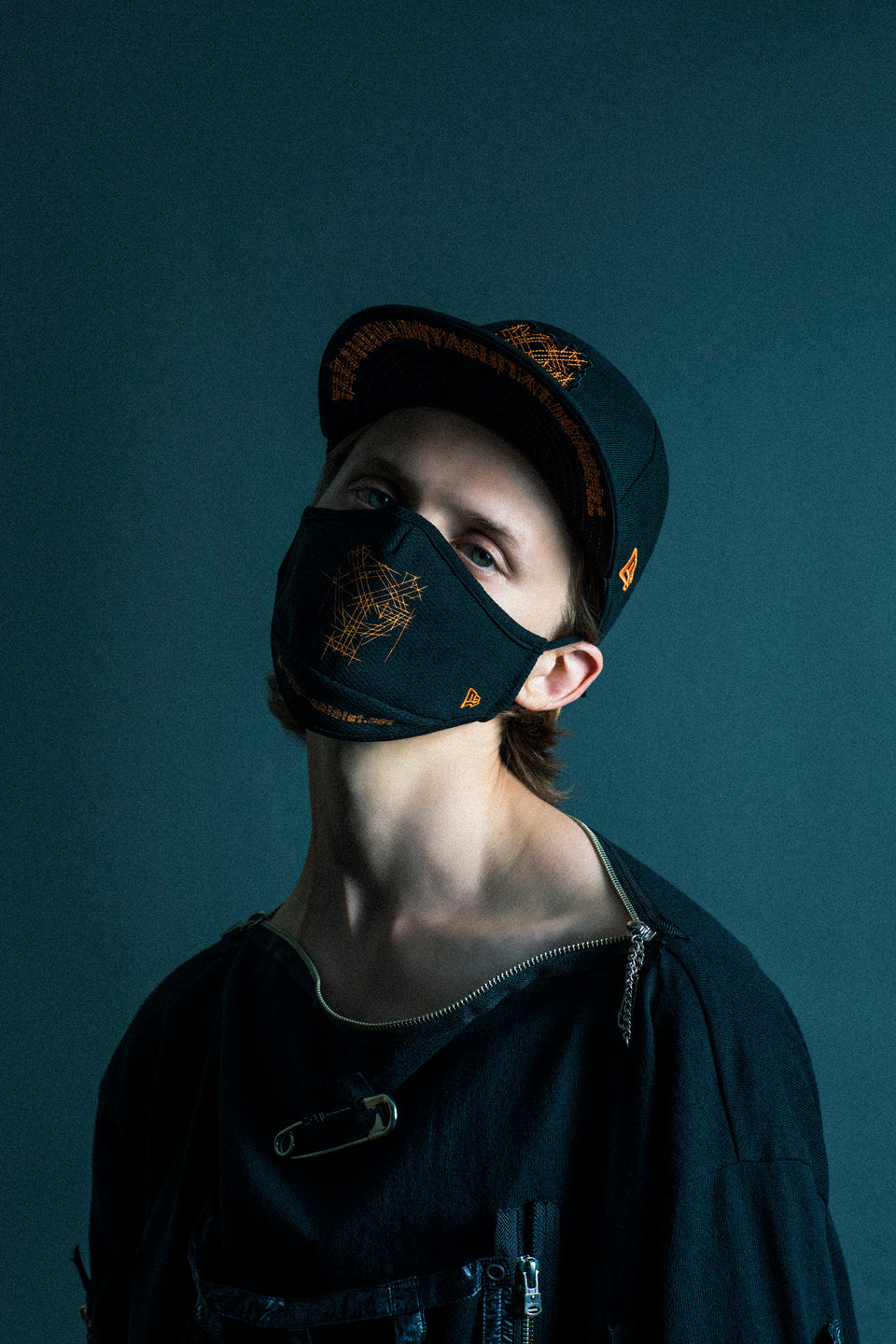 MASK FACE COVERINGS マスク 読売ジャイアンツ x TAKAHIROMIYASHITATheSoloist. x NEW ERA ブラック/オレンジ