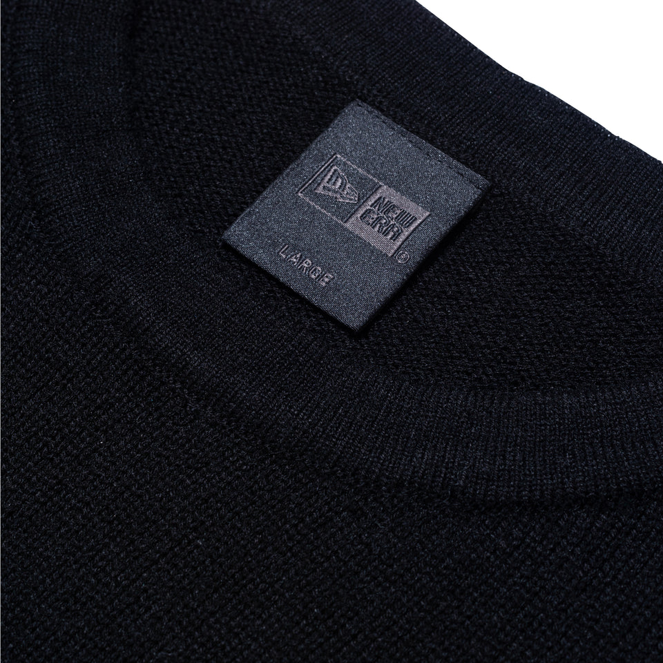 ウォッシャブル ニットセーター NEW ERA BLACK LABEL ブラック