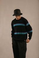 ウォッシャブル ニットセーター NEW ERA BLACK LABEL ブラック