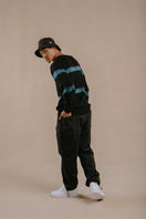 ウォッシャブル ニットセーター NEW ERA BLACK LABEL ブラック