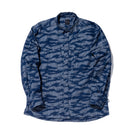 デニム ワークシャツ NEW ERA BLACK LABEL ジャカード タイガーストライプ