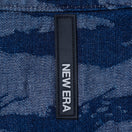 デニム ワークシャツ NEW ERA BLACK LABEL ジャカード タイガーストライプ