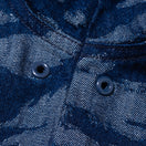 デニム ワークシャツ NEW ERA BLACK LABEL ジャカード タイガーストライプ