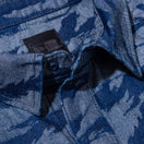 デニム ワークシャツ NEW ERA BLACK LABEL ジャカード タイガーストライプ