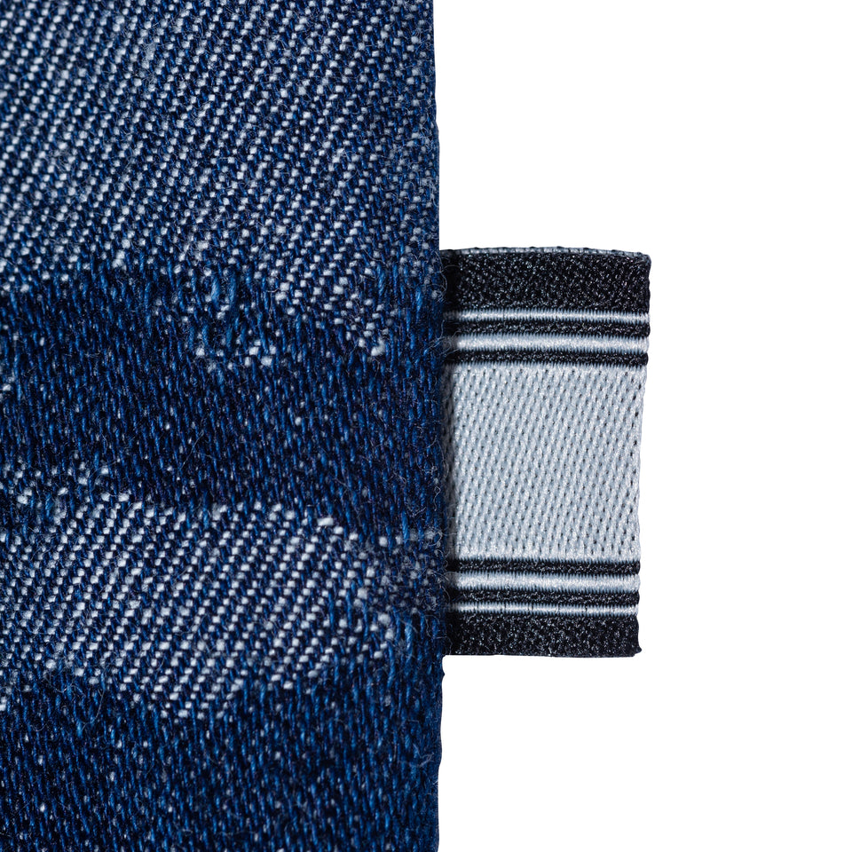 デニム ワークシャツ NEW ERA BLACK LABEL ジャカード タイガーストライプ