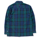【10月発売】長袖 フランネル チェックシャツ NEW ERA BLACK LABEL グリーン