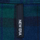 【10月発売】長袖 フランネル チェックシャツ NEW ERA BLACK LABEL グリーン