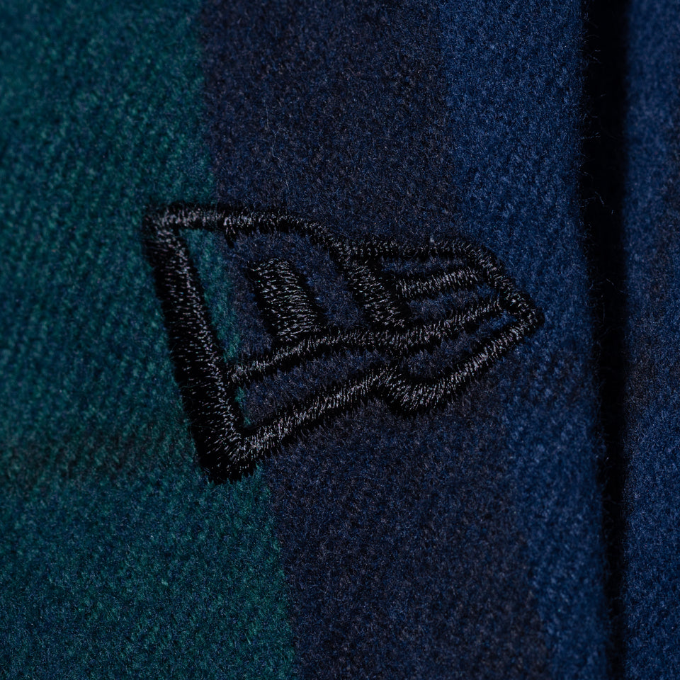 【10月発売】長袖 フランネル チェックシャツ NEW ERA BLACK LABEL グリーン