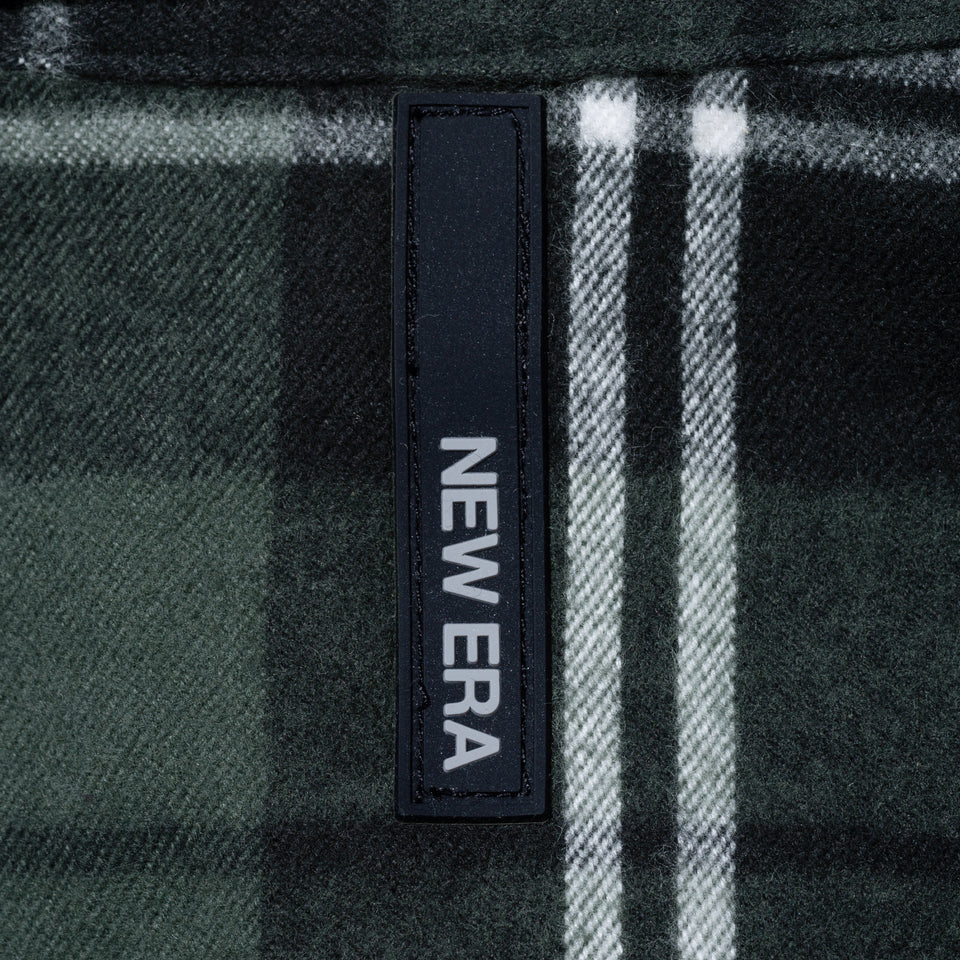 【10月発売】長袖 フランネル チェックシャツ NEW ERA BLACK LABEL ブラック