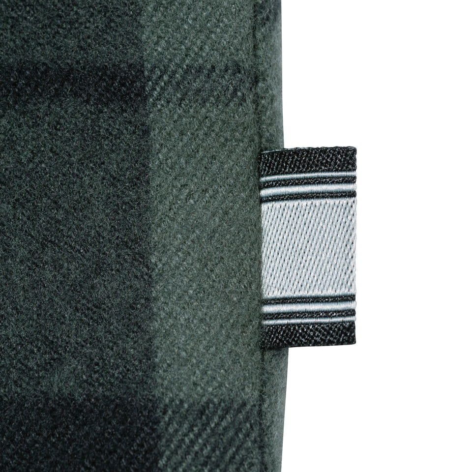 【10月発売】長袖 フランネル チェックシャツ NEW ERA BLACK LABEL ブラック