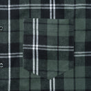 【10月発売】長袖 フランネル チェックシャツ NEW ERA BLACK LABEL ブラック