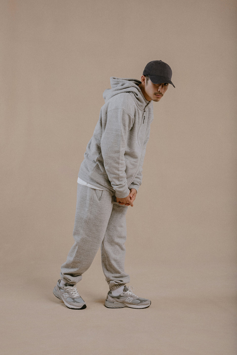 【10月発売】裏起毛 スウェットパンツ NEW ERA BLACK LABEL ヘビーウェイト グレー
