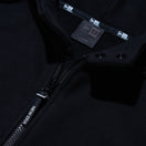 【10月発売】裏起毛 スウェット フルジップフーディー NEW ERA BLACK LABEL ヘビーウェイト ブラック