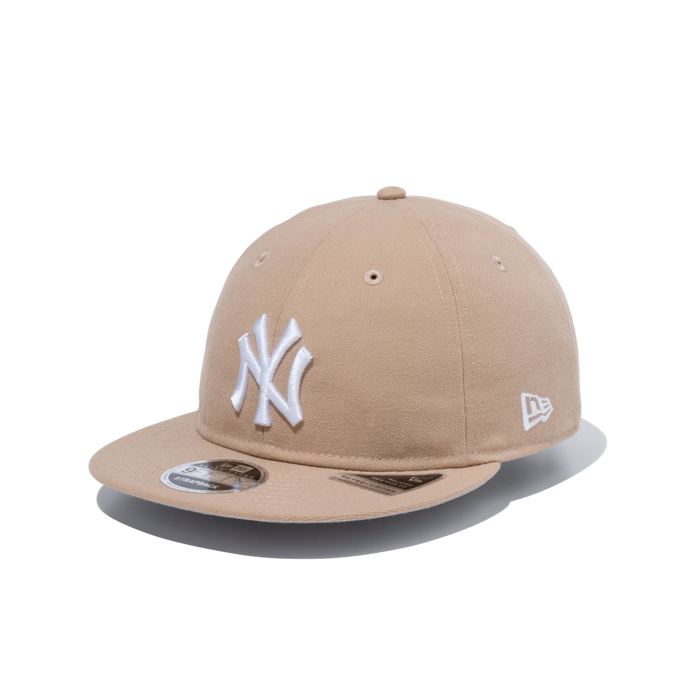 RC 9FIFTY フラットバイザー ニューヨーク・ヤンキース キャメル グレーアンダーバイザー