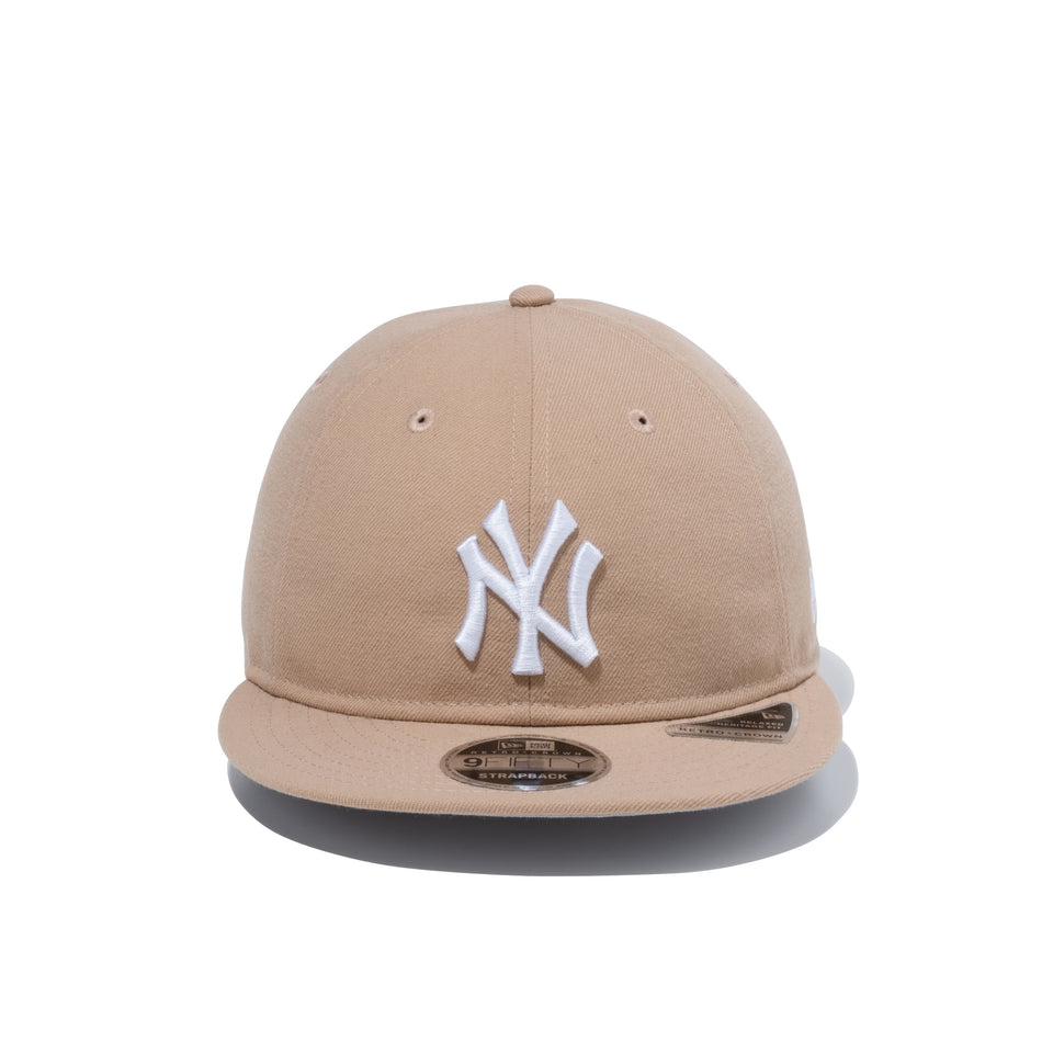 RC 9FIFTY フラットバイザー ニューヨーク・ヤンキース キャメル グレーアンダーバイザー