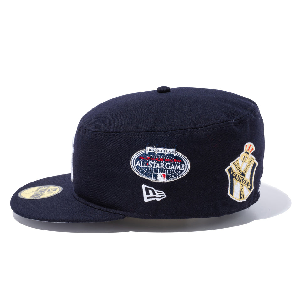 Pill Box MLB エンブレム ニューヨーク・ヤンキース マルチロゴ ネイビー