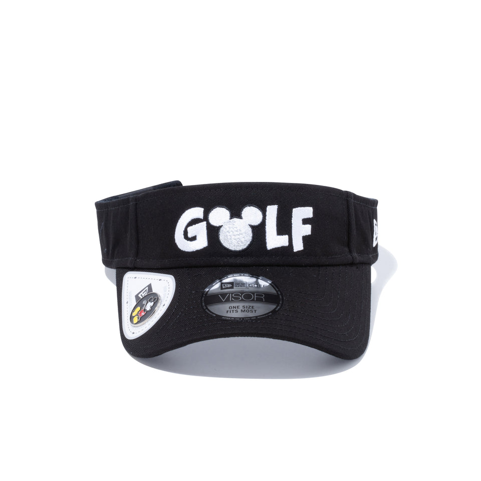 【ゴルフ】 WOMEN'S サンバイザー On Par ディズニー ミニーマウス GOLF ブラック