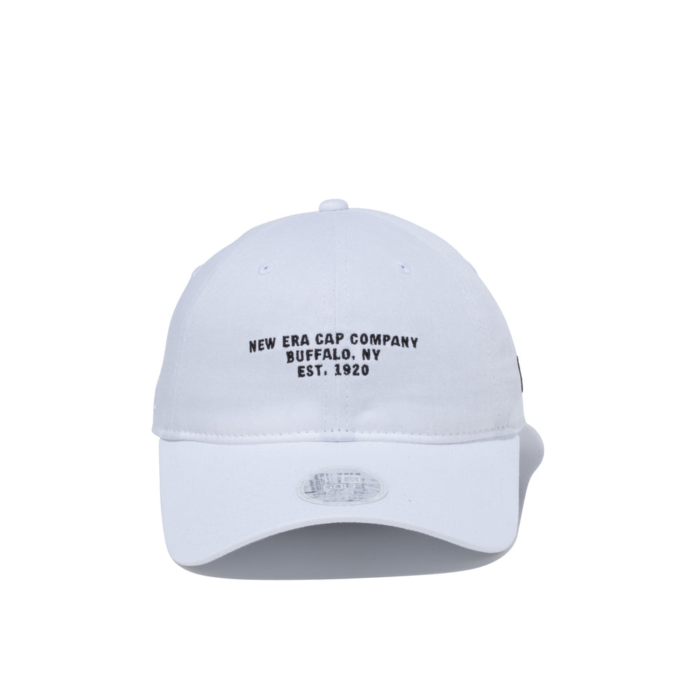 【ゴルフ】 WOMEN'S 9THIRTY ロングバイザー ストレッチコットン ウォッシャブル ホワイト