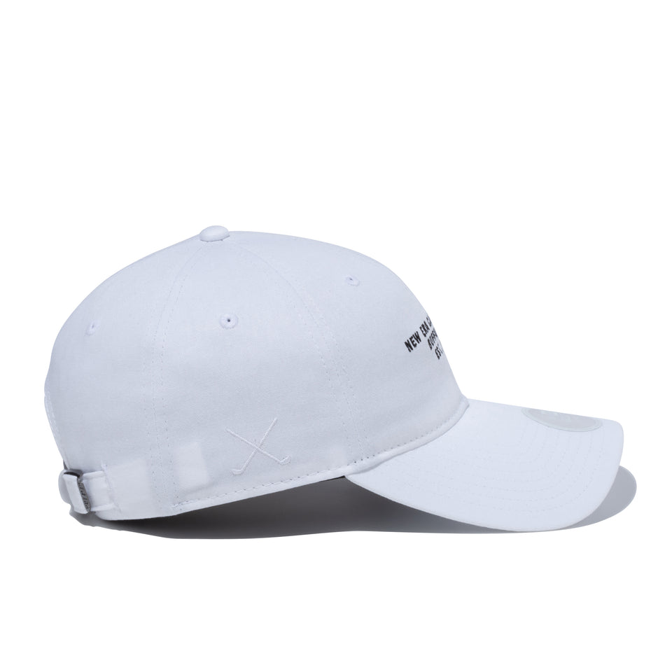 【ゴルフ】 WOMEN'S 9THIRTY ロングバイザー ストレッチコットン ウォッシャブル ホワイト