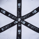 【ゴルフ】 WOMEN'S 9THIRTY ロングバイザー ストレッチコットン ウォッシャブル ホワイト