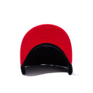 【ゴルフ】 9FIFTY ストレッチスナップ ストレッチコットン ウォッシャブル ピンフラッグロゴ ネイビー、スカーレット