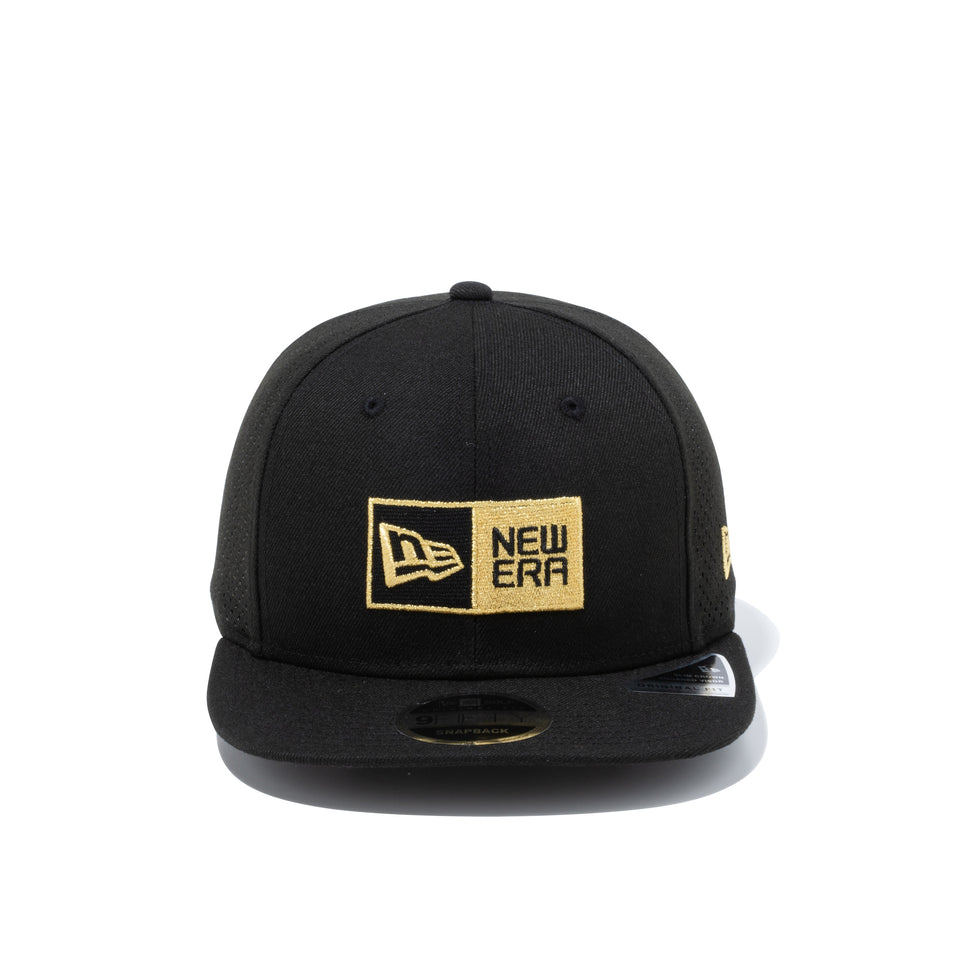 【ゴルフ】 9FIFTY Original Fit レーザーパフォーテッド ボックスロゴ ブラック