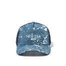 【ゴルフ】 9FORTY A-Frame トラッカー スプラッシュペイント NEW ERA 1920 ウォッシュドデニム