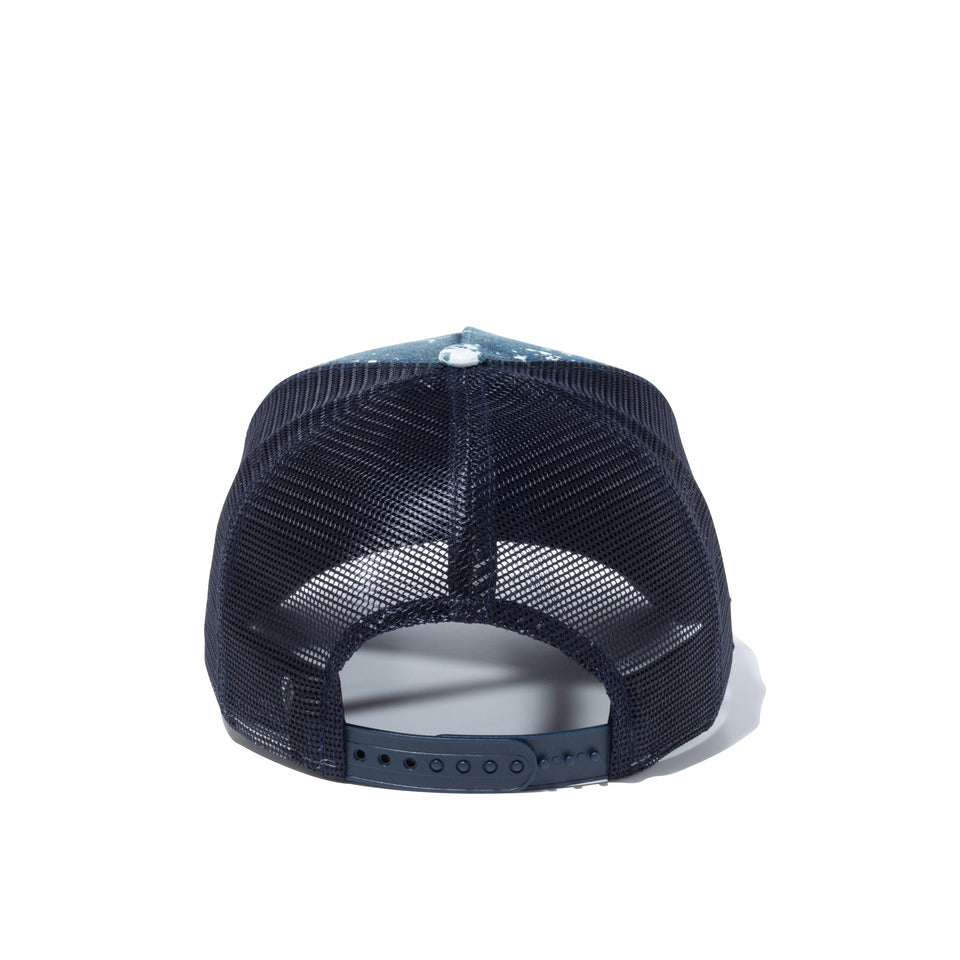 【ゴルフ】 9FORTY A-Frame トラッカー スプラッシュペイント NEW ERA 1920 ウォッシュドデニム