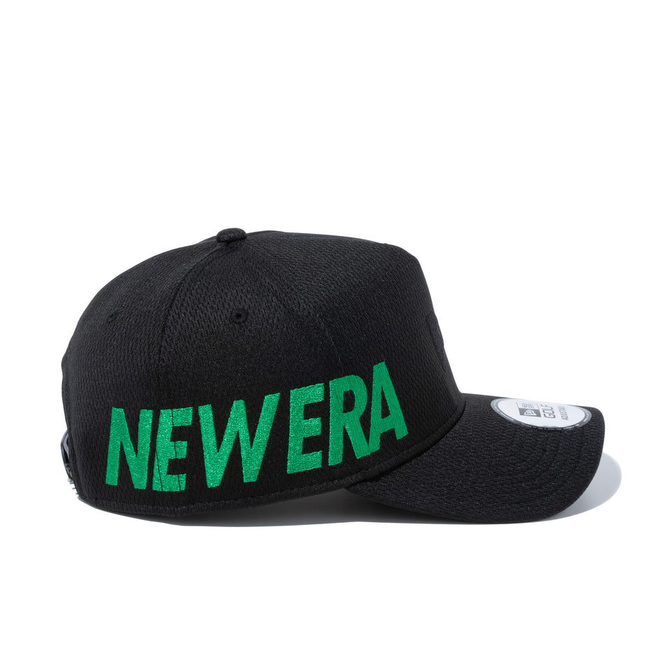 【ゴルフ】 9FORTY A-Frame ダッシュマークメッシュ NEW ERA ブラック × シャムロック